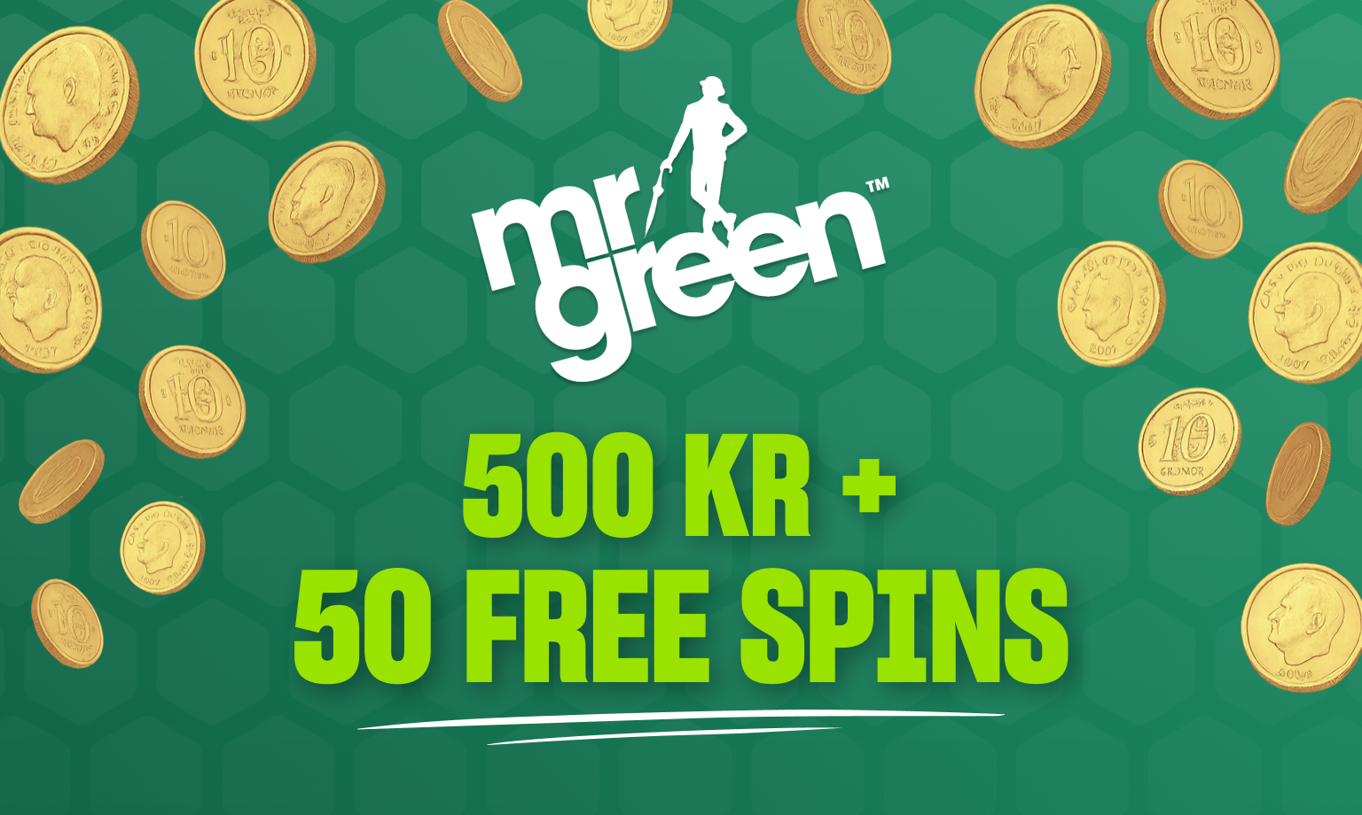 Mr Green casino har en ny bonus fÃ¶r alla nya spelare